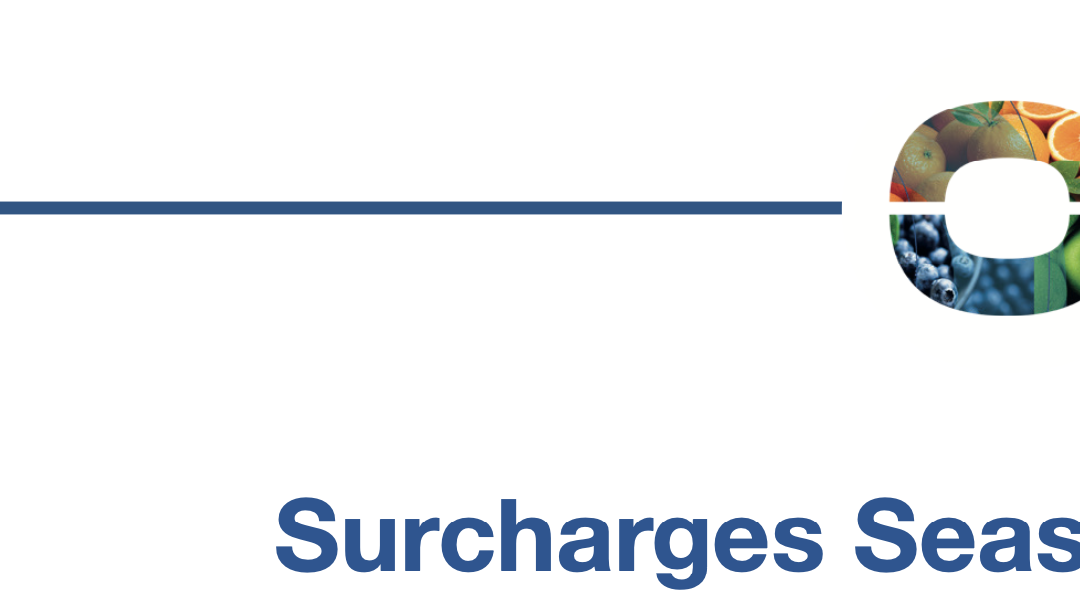 Cool Carriers Surcharges Season 2022-2023