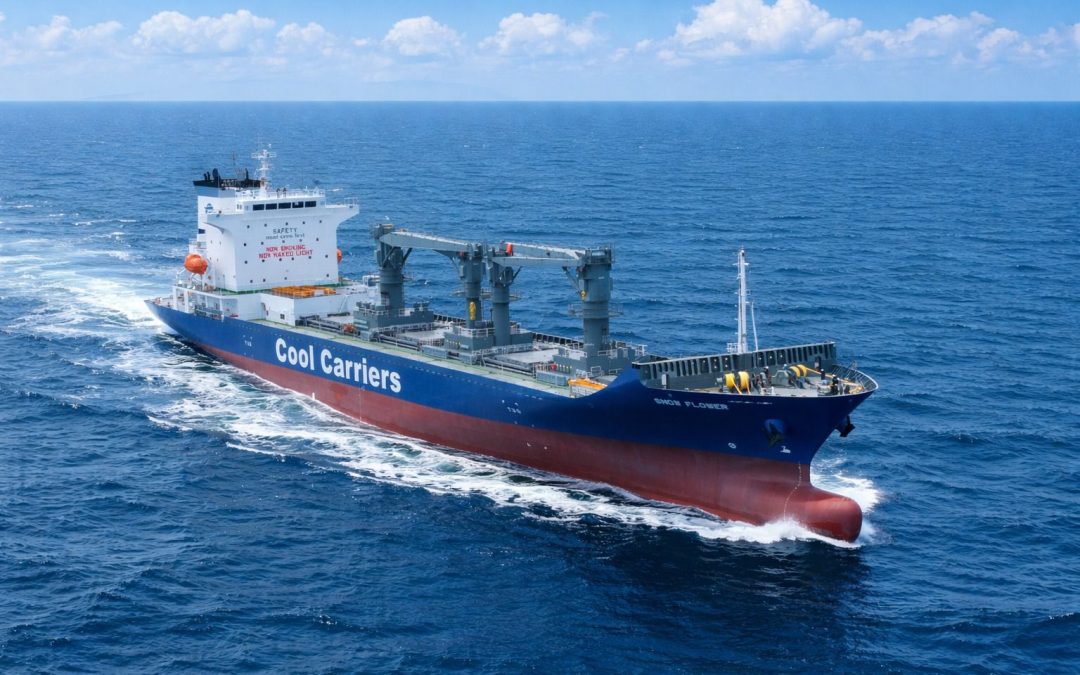 Cool Carriers Takes Delivery of the first in the Next-Generation Snow-Class Reefer Fleet